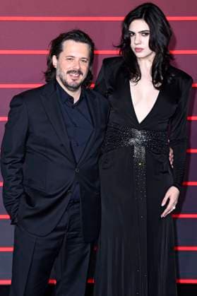 Edgar Wright und Julia Cumming bei der Premiere des Kinofilms The Running Man im Odeon Luxe Leicester Square. London, 05.11.2025