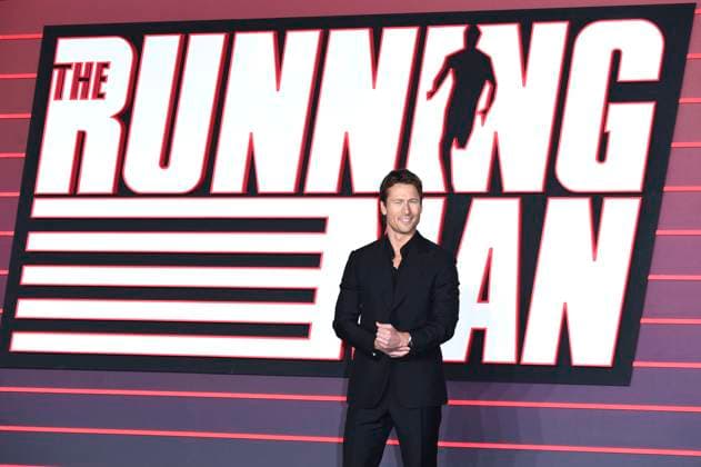 Glen Powell bei der Premiere des Kinofilms The Running Man im Odeon Luxe Leicester Square. London, 05.11.2025