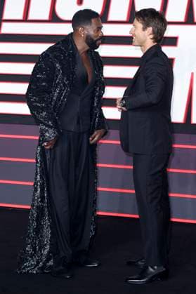 Colman Domingo und Glen Powell bei der Premiere des Kinofilms The Running Man im Odeon Luxe Leicester Square. London, 05.11.2025