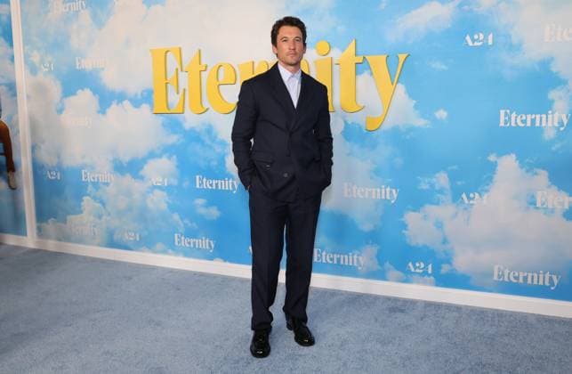 05 November 2025 - Los Angeles, California - Miles Teller. Eternity Special Film Screening held at AMC Century City 15. Los Angeles USA - ZUMAa123 20251105_zaa_a123_013 Copyright: xADx