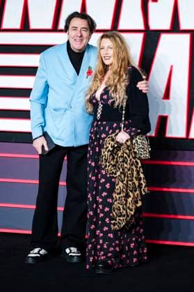 Jonathan Ross mit Ehefrau Jane Goldman bei der Premiere des Kinofilms The Running Man im Odeon Luxe Leicester Square. London, 05.11.2025