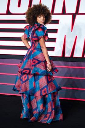 Vanessa Ford bei der Premiere des Kinofilms The Running Man im Odeon Luxe Leicester Square. London, 05.11.2025