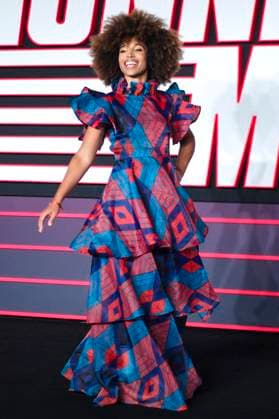 Vanessa Ford bei der Premiere des Kinofilms The Running Man im Odeon Luxe Leicester Square. London, 05.11.2025