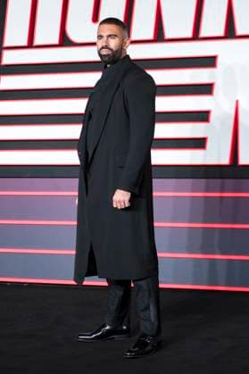 Joey Ansah bei der Premiere des Kinofilms The Running Man im Odeon Luxe Leicester Square. London, 05.11.2025