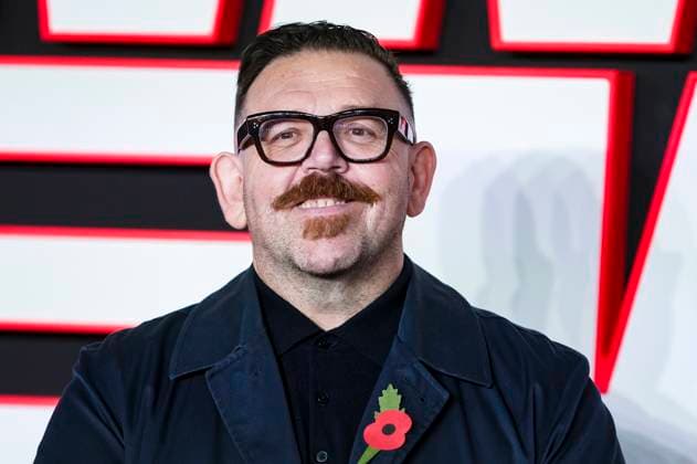 Nick Frost bei der Premiere des Kinofilms The Running Man im Odeon Luxe Leicester Square. London, 05.11.2025