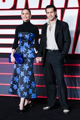 Hayley Atwell und Ned Wolfgang Kelly bei der Premiere des Kinofilms The Running Man im Odeon Luxe Leicester Square. London, 05.11.2025