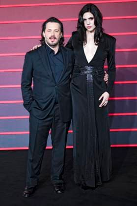 Edgar Wright und Julia Cumming bei der Premiere des Kinofilms The Running Man im Odeon Luxe Leicester Square. London, 05.11.2025