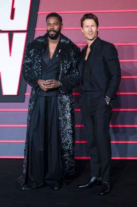 Glen Powell und Colman Domingo bei der Premiere des Kinofilms The Running Man im Odeon Luxe Leicester Square. London, 05.11.2025
