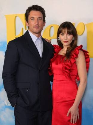 05 November 2025 - Los Angeles, California - Miles Teller, Elizabeth Olsen. Eternity Special Film Screening held at AMC Century City 15. Los Angeles USA - ZUMAa123 20251105_zaa_a123_051 Copyright: xADx