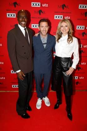 Bruce Darnell, Marcel Remus und Frauke Ludowig beim XXXLutz x Marcel Remus Collection Launch im Premium-Möbel- und Einrichtungshaus XXXLutz. Nürnberg, 05.11.2025