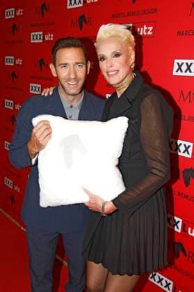 Marcel Remus und Brigitte Nielsen beim XXXLutz x Marcel Remus Collection Launch im Premium-Möbel- und Einrichtungshaus XXXLutz. Nürnberg, 05.11.2025
