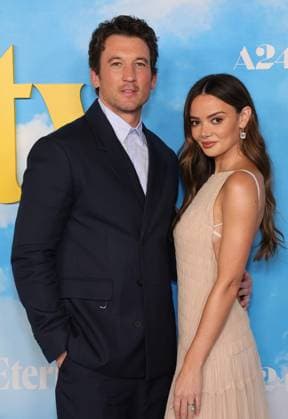 05 November 2025 - Los Angeles, California - Miles Teller, Keleigh Sperry. Eternity Special Film Screening held at AMC Century City 15. Los Angeles USA - ZUMAa123 20251105_zaa_a123_163 Copyright: xADx