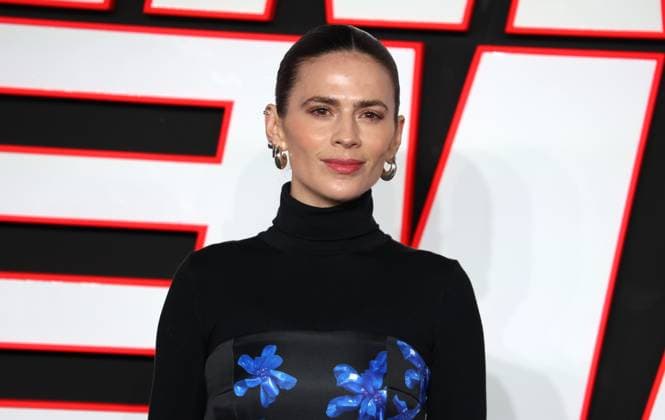 The Running Man UK Premiere Hayley Atwell at the The Running Man UK premiere at Odeon Luxe Leicester Square, London, England London Odeon Luxe Leicester Square UK Copyright: xFredxDuvalx