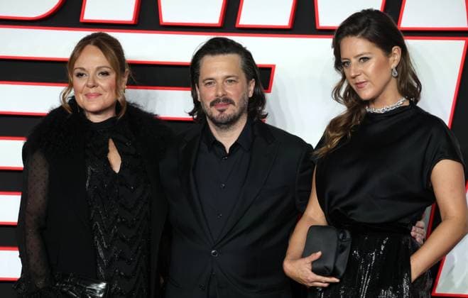The Running Man UK Premiere Nira Park, Edgar Wright and Leo Thompson at the The Running Man UK premiere at Odeon Luxe Leicester Square, London, England London Odeon Luxe Leicester Square UK Copyright: xFredxDuvalx