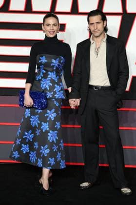 The Running Man UK Premiere Hayley Atwell and Ned Wolfgang Kelly at the The Running Man UK premiere at Odeon Luxe Leicester Square, London, England London Odeon Luxe Leicester Square UK Copyright: xFredxDuvalx