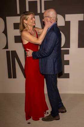 November 5, 2025, New York, United States: (L-R) Claire Danes and Howard Gordon attend Netflix s The Beast In Me New York Premiere at The Plaza Hotel. New York United States - ZUMAs197 20251105_aaa_s197_582 Copyright: xRonxAdarx