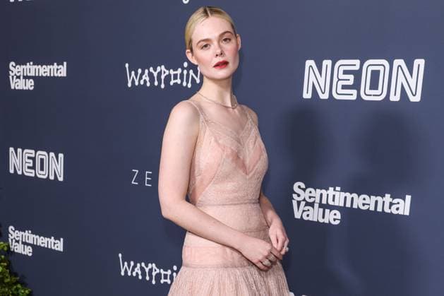Los Angeles Premiere Of Neon s Sentimental Value American actress and singer Elle Fanning wearing a Fendi Couture dress and Cartier jewelry arrives at the Los Angeles Premiere Of Neon s Sentimental Value held at the DGA Theater Complex at The Directors Guild of America in Los Angeles, California, United States. DGA Theater Complex at The Directors Guild of America, Los Angeles, California, USA California United States  Copyright: xImagexPressxAgencyx originalFilename: collin-losangel251106_npn3G.jpg