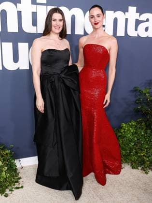 Los Angeles Premiere Of Neon s Sentimental Value Norwegian actress Inga Ibsdotter Lilleaas and Norwegian actress Renate Reinsve wearing a Schiaparelli FW25 Couture gown arrive at the Los Angeles Premiere Of Neon s Sentimental Value held at the DGA Theater Complex at The Directors Guild of America in Los Angeles, California, United States. DGA Theater Complex at The Directors Guild of America, Los Angeles, California, USA California United States  Copyright: xImagexPressxAgencyx originalFilename: collin-losangel251106_npfxA.jpg