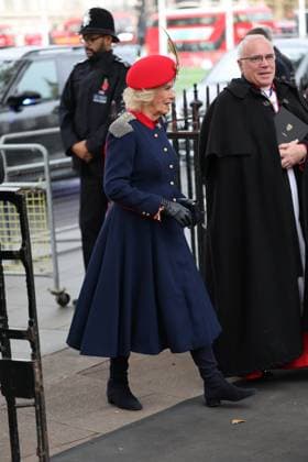 . 06 11 2025. London, United Kingdom. Queen Camilla at the 97th year of the Field of Remembrance at Westminster Abbey in London.  xStephenxLockx xi-Imagesx IIM-26357-0001