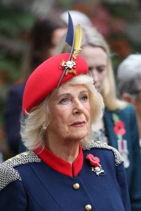 . 06 11 2025. London, United Kingdom. Queen Camilla at the 97th year of the Field of Remembrance at Westminster Abbey in London.  xStephenxLockx xi-Imagesx IIM-26357-0012