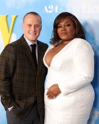 John Early and Da Vine Joy Randolph attend the Los Angeles Special Screening of A24 s Eternity at the AMC Century City 15 in Los Angeles, CA on Wednesday, November 5, 2025. Storyline: In an afterlife where souls have one week to decide where to spend eternity, Joan is faced with the impossible choice between the man she spent her life with and her first love, who died young and has waited decades for her to arrive.  LAP20251105859 GREGxGRUDT