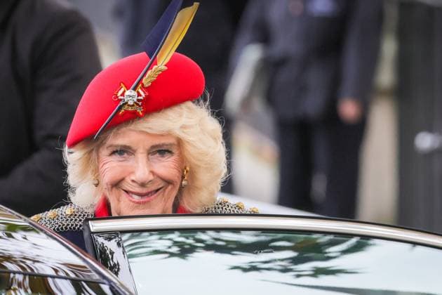 Queen Camilla visits the Field of Remembrance at Westminster Abbey, London, UK London, UK. 06th Nov, 2025. Her Majesty Queen Camilla visits the 97th Field of Remembrance at Westminster Abbey. The Queen is a Patron of the Poppy Factory and plants a Cross of Remembrance before reviewing the plots. The Field of Remembrance then opens to the public from later today., Credit:Imageplotter Avalon  Copyright: xImageplotterx xAvalonx 1050734776