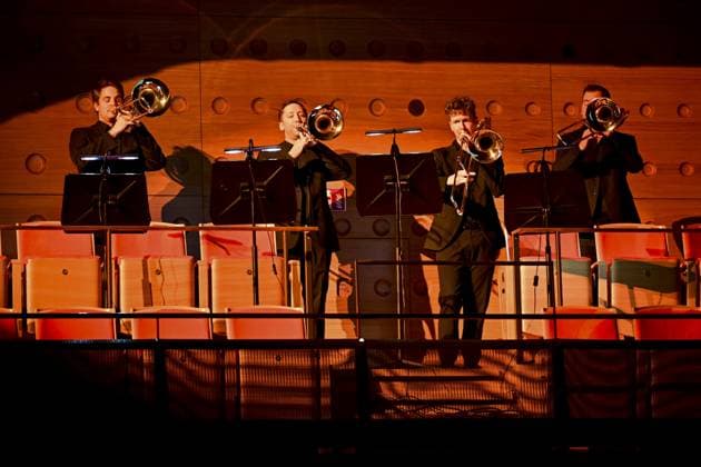 Musicians pictured during a gala evening organized by the Antwerp Support Committee for the King Baudouin Foundation, which is celebrating its 25th anniversary, in Antwerp, Thursday 06 November 2025.  DIRKxWAEM 139665551