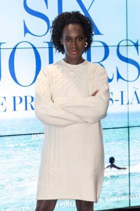 Six Jours Ce Printemps-La Premiere - Paris AJ Eye Haidara attending the Six Jours Ce Printemps-La (Printemps La) Premiere at the UGC Cine Cite Les Halles in Paris, France on November 6, 2025. Photo by Alexis Jumeau ABACAPRESS.COM Paris France  Copyright: xJumeauxAlexis ABACAx
