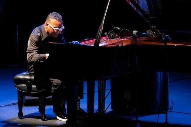 November 6, 2025, Madrid, Spain: Cuban jazz pianist Gonzalo Rubalcaba performs during the JAZZMADRID concert at the Fernanda Gomez Theatre in Madrid. Madrid Spain - ZUMAs197 20251106_aaa_s197_081 Copyright: xAtilanoxGarciax