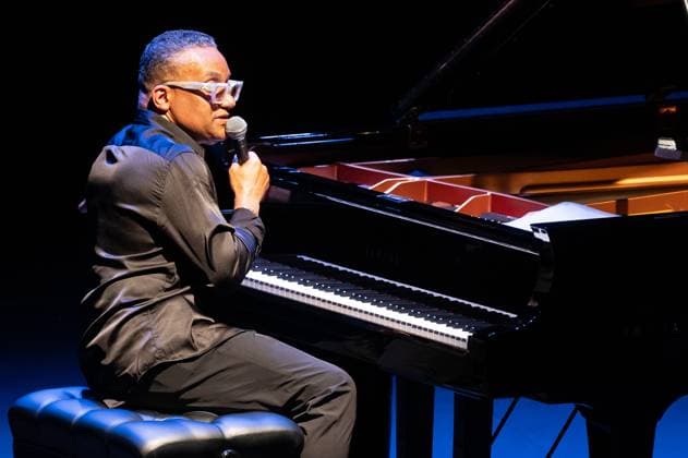 November 6, 2025, Madrid, Spain: Cuban jazz pianist Gonzalo Rubalcaba performs during the JAZZMADRID concert at the Fernanda Gomez Theatre in Madrid. Madrid Spain - ZUMAs197 20251106_aaa_s197_083 Copyright: xAtilanoxGarciax
