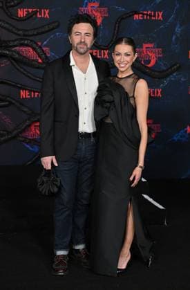 ˜Stranger Things 5™ World Premiere Beau Clark and Stassi Schroeder arriving to Stranger Things 5™ world premiere held at the TCL Chinese Theatre on November 6, 2025 in Hollywood, Ca. Hollywood TCL Chinese Theatre California USA Copyright: xLisaxOConnor xAFF-USA.COMx