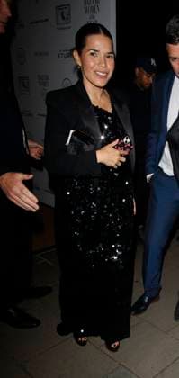 America Ferrera America Ferrera leaving the 2025 Harper s Bazaar Women of the Year Awards, held in partnership with The Platinum Card by American Express, at Claridge s Hotel on November 6, 2025 in London, England.., Credit:James Smart Pictures Avalon  Copyright: xJames SmartxPicturesx xAvalonx 1050852254