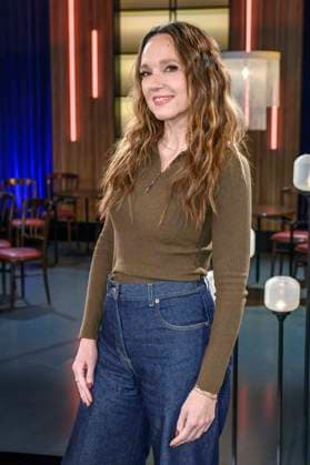 Carolin Kebekus bei der Aufzeichnung der WDR-Talkshow Kölner Treff im WDR Studio BS 3. Köln, 06.11.2025