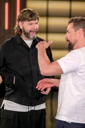 Rea Garvey und Klaas Heufer-Umlauf bei der Aufzeichnung der WDR-Talkshow Kölner Treff im WDR Studio BS 3. Köln, 06.11.2025