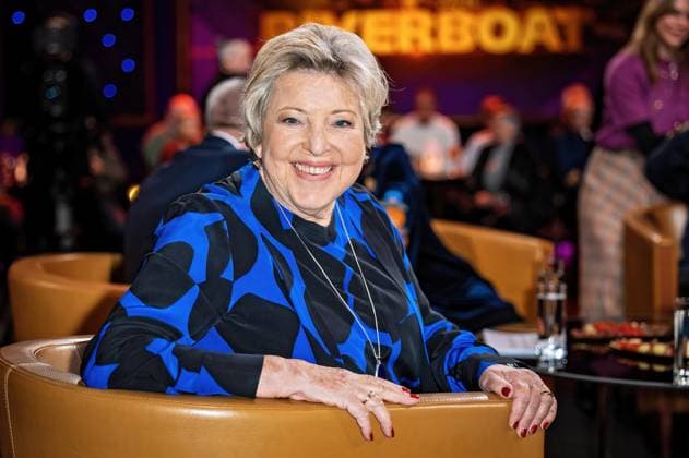 MDR - Riverboat. Schauspielerin Marie-Luise Marjan anläßlich der Aufzeichnung der MDR - Talkshow Riverboat am 06.11.2025 in der Mediacity Leipzig. 20251106SFL0052