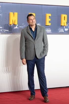 London, England, United Kingdom: Nuremberg film premiere at Leicester Square, London. Pictured: Benjamin Tappan London United Kingdom  - ZUMAp169 20251106_zea_p169_1033 Copyright: xCRISTINAxMASSEIx