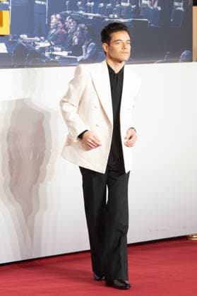 London, England, United Kingdom: Nuremberg film premiere in Leicester Square, London. Pictured: Rami Malek London United Kingdom  - ZUMAp169 20251106_zea_p169_1040 Copyright: xCRISTINAxMASSEIx