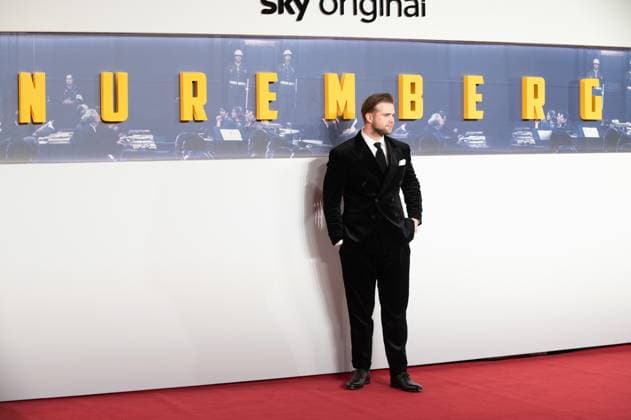London, England, United Kingdom: Nuremberg film premiere in Leicester Square, London. Pictured: Leo Woodall London United Kingdom  - ZUMAp169 20251106_zea_p169_1046 Copyright: xCRISTINAxMASSEIx