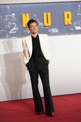 London, England, United Kingdom: Nuremberg film premiere in Leicester Square, London. Pictured: Rami Malek London United Kingdom  - ZUMAp169 20251106_zea_p169_1060 Copyright: xCRISTINAxMASSEIx