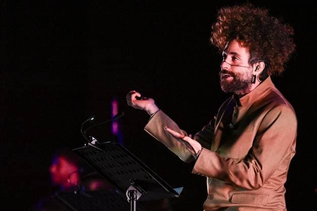 Music Concert - GIO EVAN - L AFFINE DEL MONDO TOUR 2025 Gio Evan during L Affine del Mondo Tour 2025 at the Auditorium della Conciliazione on November 6, 2025 in Rome, Italy. Rome Auditorium della Conciliazione Italy Copyright: xDomenicoxCippitellix xLiveMediax LPM_2126225