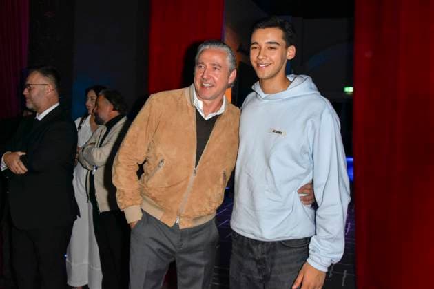 abb MtsDoubtfire- San Diego mit Vater Franjo Pooth Sohn zu Gast auf der Party zu der Premiere Mrs.Doubtfire Der Neue Musical Hit im Capitol Theater am 06.11.2025 in Duesseldorf NRW Deutschland