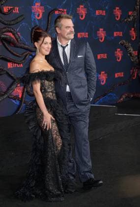 Stranger Things 5 Premiere - Los Angeles, USA LOS ANGELES, USA. November 06, 2025: Millie Bobby Brown & David Harbour at the premiere for Netflix s Stranger Things 5 at the TCL Chinese Theatre. Los Angeles CA USA  Copyright: xPaulxSmith Featureflashx