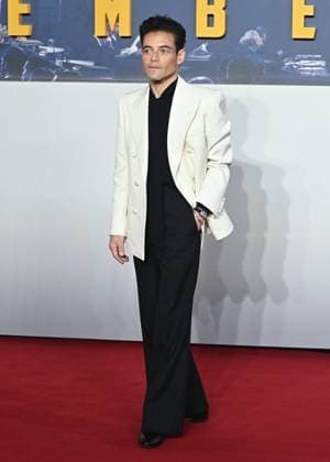 Rami Malek attends Nuremberg UK Premiere at Odeon Luxe Leicester Square in London, England. UK. Thursday 6th November 2025 Copyright: xJamesxWarrenx adzen779