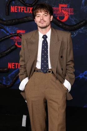Los Angeles Premiere Of Netflix s Stranger Things Season 5 HOLLYWOOD, LOS ANGELES, CALIFORNIA, USA - NOVEMBER 06: Charlie Heaton arrives at the Los Angeles Premiere Of Netflix s Stranger Things Season 5 held at the TCL Chinese Theatre IMAX on November 6, 2025 in Hollywood, Los Angeles, California, United States., Credit:Xavier Collin Avalon United States, California, Hollywood, TCL Chinese Theatre IMAX Copyright: xXavierxCollinx xAvalonx 1050957011