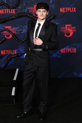Los Angeles Premiere Of Netflix s Stranger Things Season 5 HOLLYWOOD, LOS ANGELES, CALIFORNIA, USA - NOVEMBER 06: Noah Schnapp wearing Balmain and a Hublot timepiece arrives at the Los Angeles Premiere Of Netflix s Stranger Things Season 5 held at the TCL Chinese Theatre IMAX on November 6, 2025 in Hollywood, Los Angeles, California, United States., Credit:Xavier Collin Avalon United States, California, Hollywood, TCL Chinese Theatre IMAX Copyright: xXavierxCollinx xAvalonx 1050961680