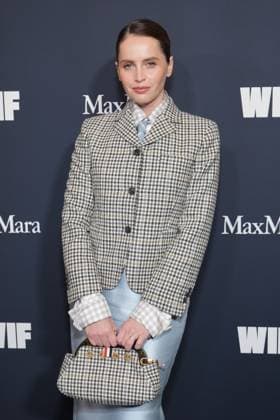 Women in Film - WIF Honors 2025 Felicity Jones attends the 2025 WIF Honors Presented By Max Mara at the Beverly Hilton on November 06, 2025 in Los Angeles, California. Beverly Hills The Beverly Hilton CA USA Copyright: xCraSH imageSPACEx