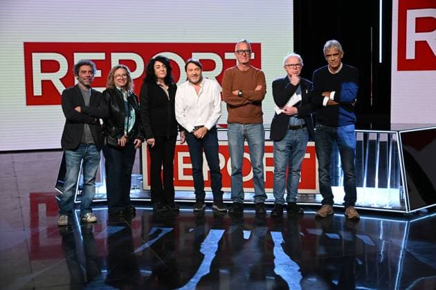 Rome, Italy: Rome: Rai Studios, Via Teulada. Report broadcast. In the photo: Sigfrido Ranucci and staff. Rome Italy  - ZUMAp169 20251107_zea_p169_481 Copyright: xMaurizioxD Avanzox