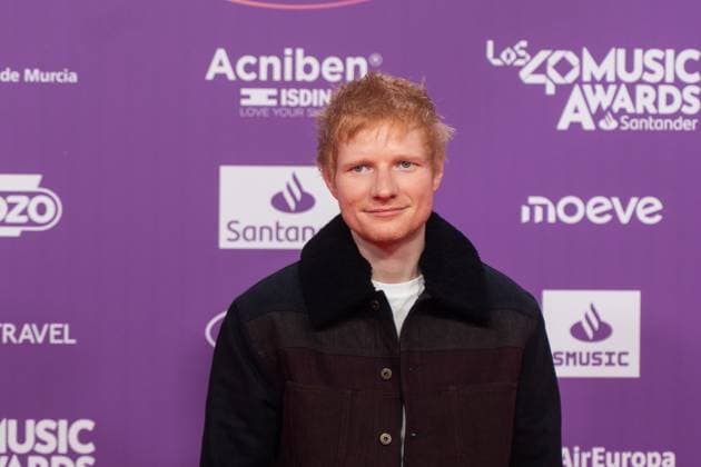 Photocall of Los40 Music Awards Santander 2025 in Valencia Singer Ed Sheeran during the photocall prior to the Los40 Music Awards Santander 2025, at the Roig Arena, on November 7, 2025, in Valencia, Comunidad Valenciana Spain This edition marks the 20th anniversary of the awards, considered one of the most important music events in Spain and internationally 07 NOVEMBER 2025 MUSIC FAMOUS SINGERS LOS 40 POSED PHOTOCALL Valencia Comunidad Valenciana Valencia Comunidad Valenciana Spain  Copyright: xJorgexGilx 7084383