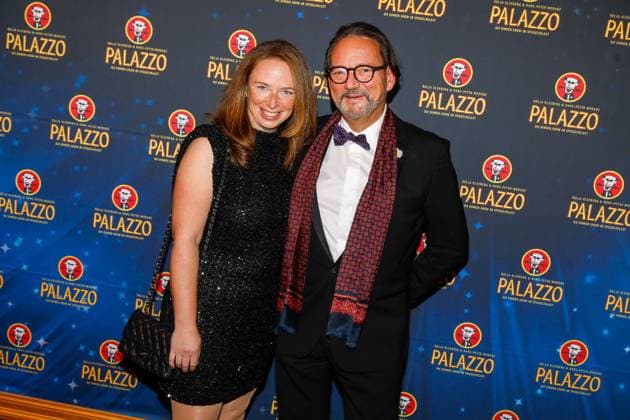 Gala-Premiere 2025 der Palazzo Dinner Show im Spiegelpalast in Berlin Berlin, 7.11.2025 Kolja Kleeberg und Partnerin Katharina Kriebel bei der Gala-Premiere 2025 der Palazzo Dinner Show im Spiegelpalast in Berlin Berlin Copyright: xMatthiasxGränzdörferx