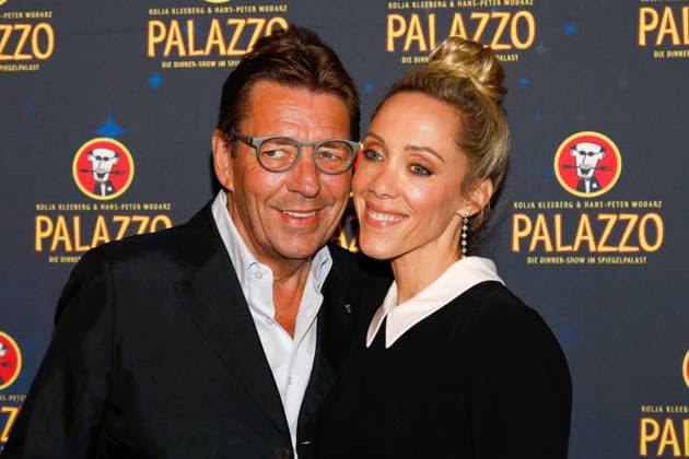 Gala-Premiere 2025 der Palazzo Dinner Show im Spiegelpalast in Berlin Berlin, 7.11.2025 Peter Wolf und Melanie Wolf bei der Gala-Premiere 2025 der Palazzo Dinner Show im Spiegelpalast in Berlin Berlin Copyright: xMatthiasxGränzdörferx